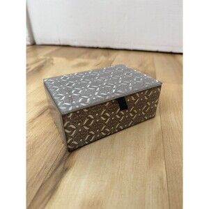 Max Studio Bloomingdale’s Decorative Jewelry Box with Velvet Interior